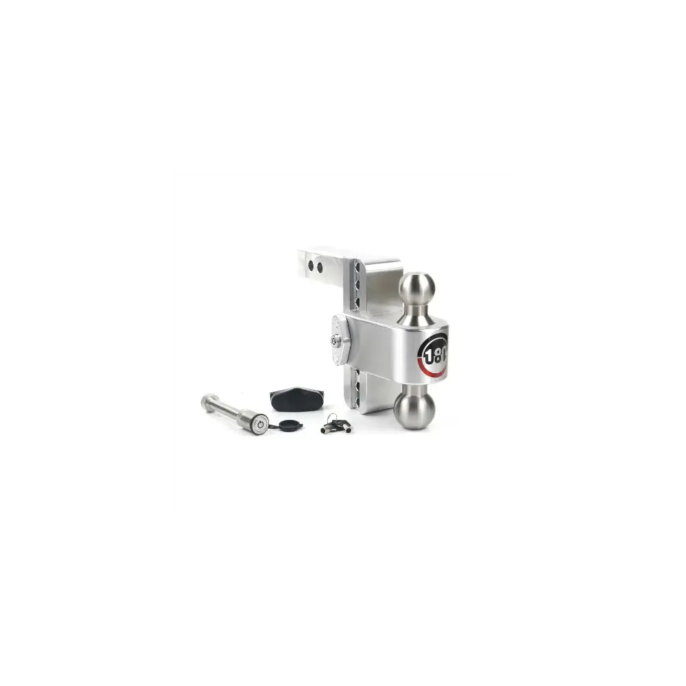180 Degree Drop Hitch w/ Combo Ball & Pin - 6" Drop for 2" Shank- 12.5K Cap - WEILTB6-2-KA